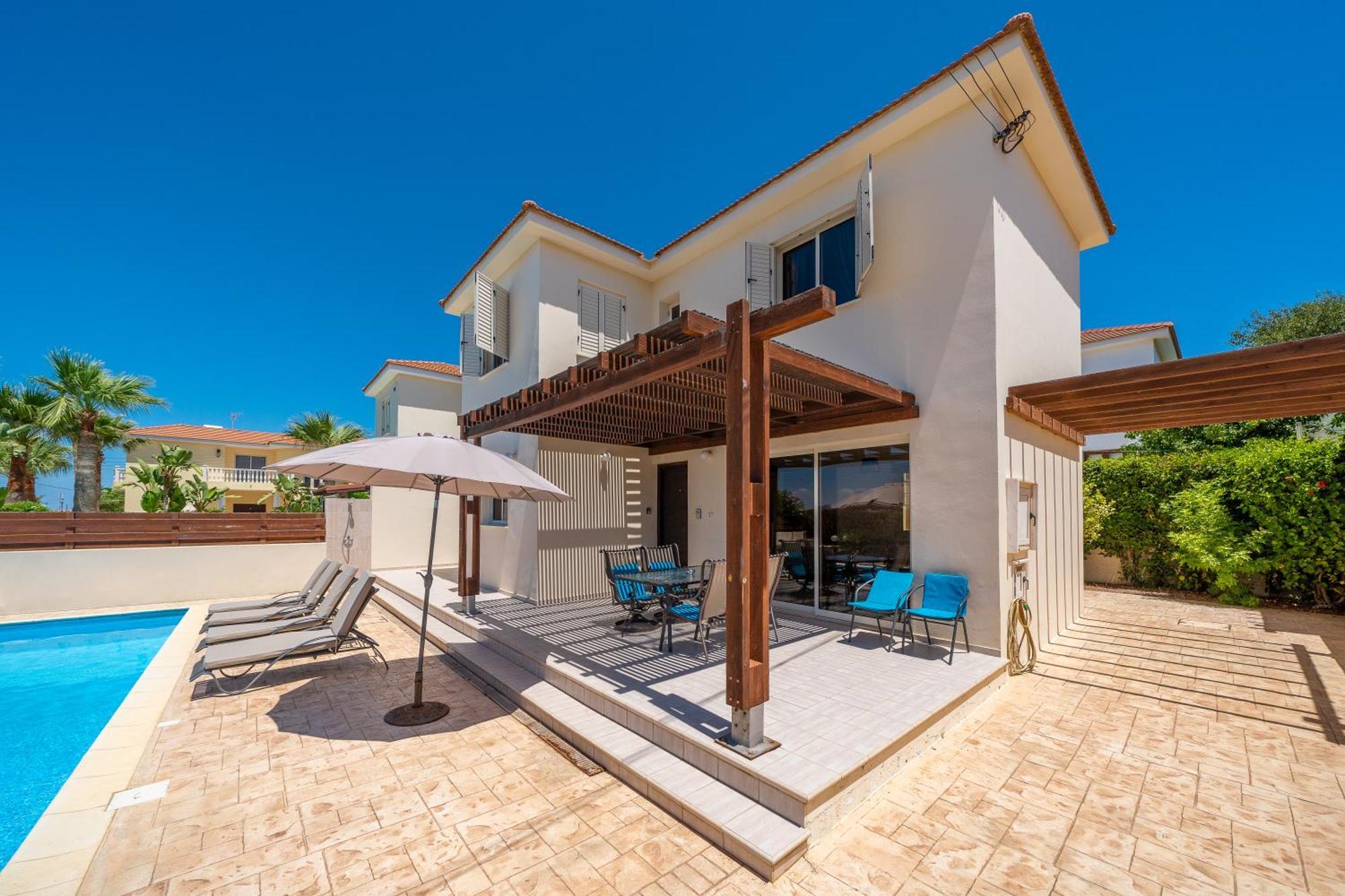 Atlantica 4 Bedroom Villa Near The Beach Πρωταράς Εξωτερικό φωτογραφία